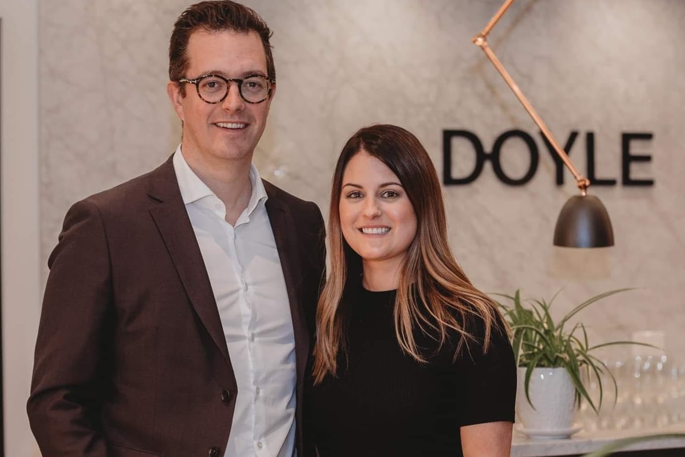 Patrick Doyle, Doyle's president and Vanessa Sansregret