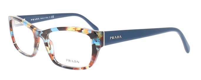 Lunette bleue Prada