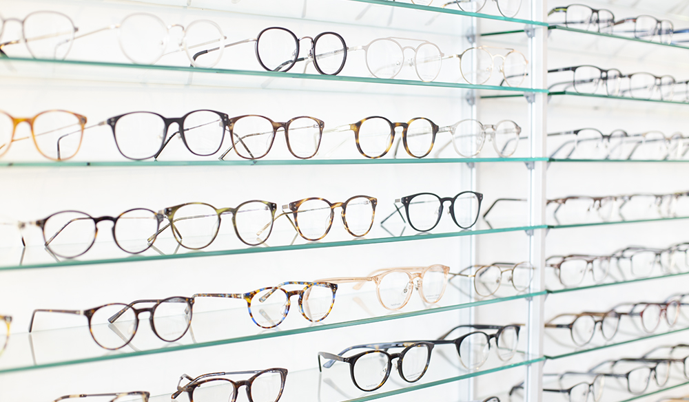Présentoir de lunettes