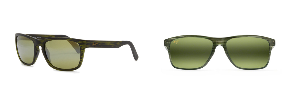 Dark green Maui Jim sunglasses