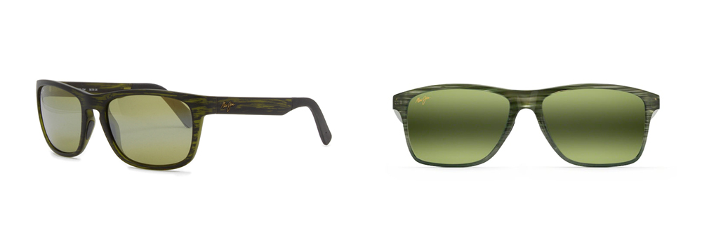 Lunette de sport verte foncé Maui jim