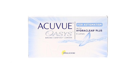 Verres de contact Acuvue oasys for astigmatism - Doyle