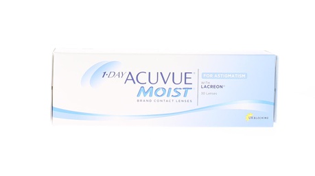Verres de contact Acuvue 1-day moist astigmatism - Doyle