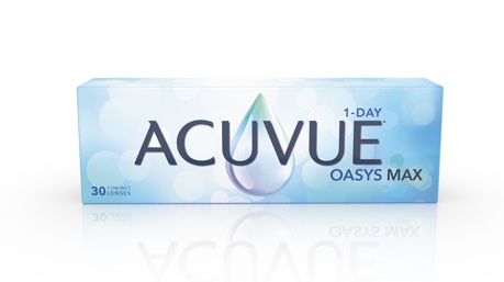 Verres de contact Acuvue oasys max 1 day - Doyle