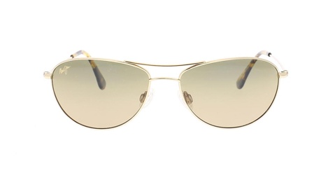 Paire de lunettes de soleil Maui-jim Hs245 couleur or - Doyle