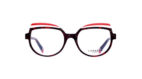 Paire de lunettes de vue Lamarca Fusioni 111 couleur rouge - Doyle