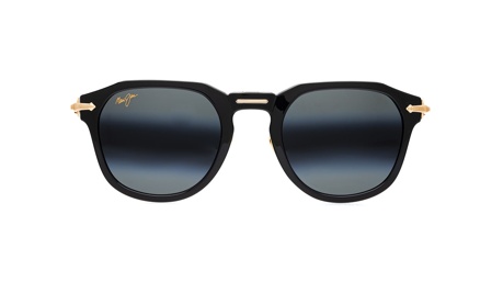 Paire de lunettes de soleil Maui-jim 837 couleur noir or - Doyle