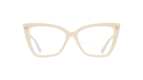 Paire de lunettes de vue Tom-ford Tf5844-b couleur sable - Doyle