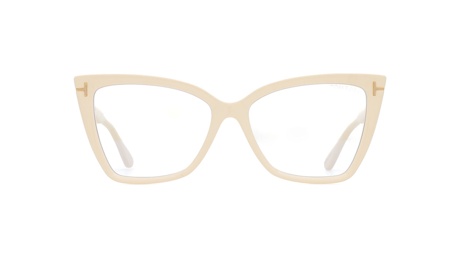 Paire de lunettes de vue Tom-ford Tf5844-b couleur sable - Doyle