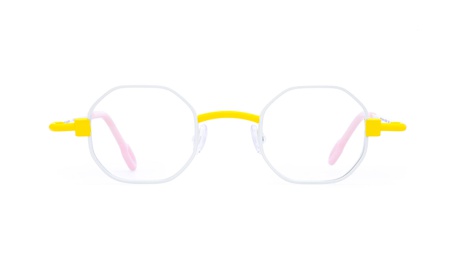 Glasses Anne-et-valentin Mecatonic, white colour - Doyle