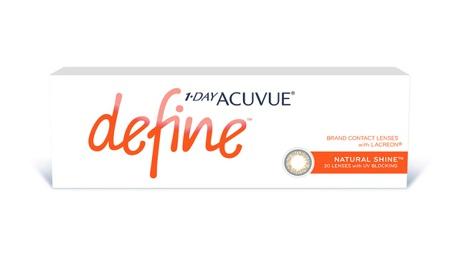 Contact lenses Acuvue 1-day define - Doyle