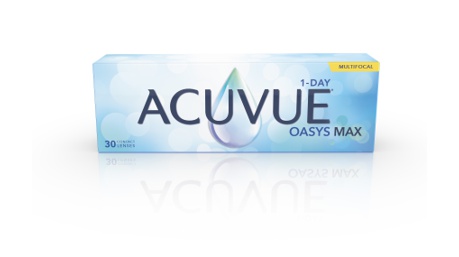 Verres de contact Acuvue oasys max 1 jour multifocal (30) - Doyle