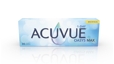 Verres de contact Acuvue oasys max 1 day multifocal - Doyle