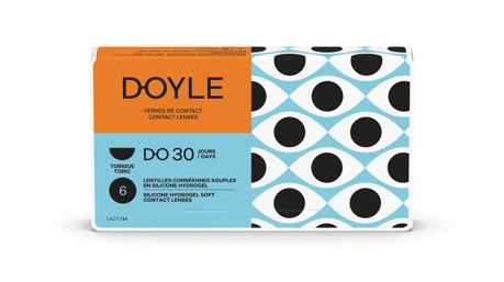 Contact lenses D-o 30 jours/days torique - Doyle