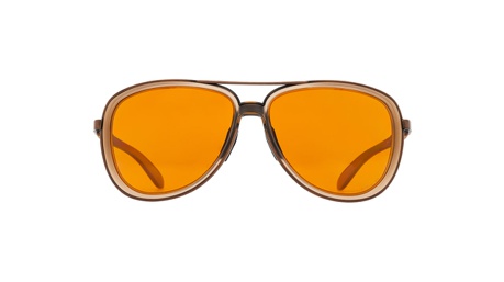 Paire de lunettes de soleil Oakley Split time 004129-2358 couleur brun - Doyle