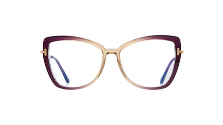 Paire de lunettes de vue Tom-ford Tf5882-b couleur mauve - Doyle