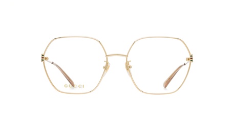 Paire de lunettes de vue Gucci Gg1285o couleur or - Doyle