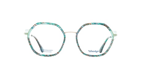 Paire de lunettes de vue Woodys Victor couleur turquoise - Doyle