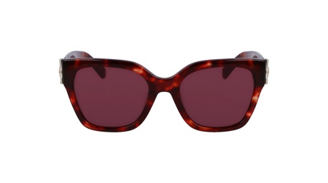 Paire de lunettes de soleil Longchamp Lo732s couleur rouge - Doyle