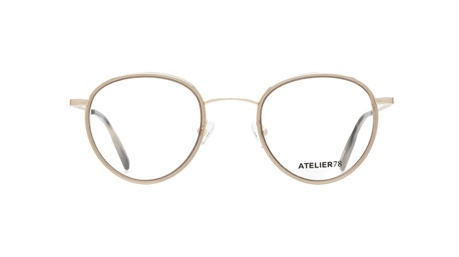 Paire de lunettes de vue Atelier-78 Elie couleur gris or - Doyle