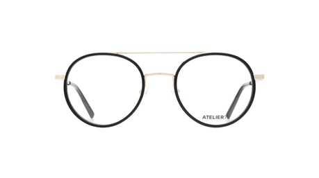 Paire de lunettes de vue Atelier-78 Alex couleur noir or - Doyle
