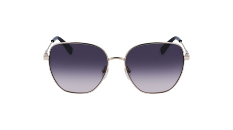 Paire de lunettes de soleil Longchamp Lo168s couleur or - Doyle