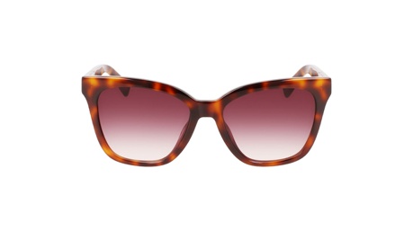Paire de lunettes de soleil Longchamp Lo696s couleur havane - Doyle