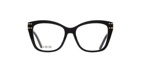 Paire de lunettes de vue Christian-dior Diorsignatureo b3i couleur noir or - Doyle