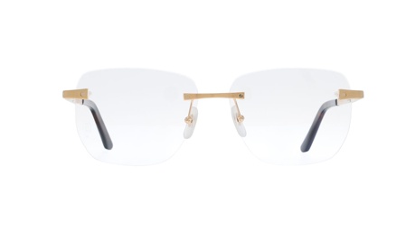 Paire de lunettes de vue Cartier Ct0336o couleur noir or - Doyle