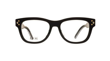 Paire de lunettes de vue Christian-dior Cd diamondo s1i couleur noir or - Doyle