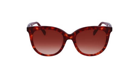 Paire de lunettes de soleil Longchamp Lo731s couleur rouge - Doyle