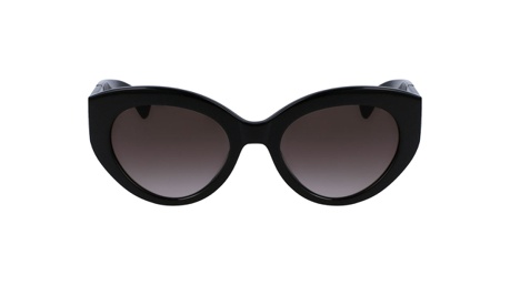 Paire de lunettes de soleil Longchamp Lo722s couleur noir - Doyle