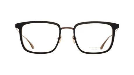 Paire de lunettes de vue Masunaga Empire i couleur noir - Doyle