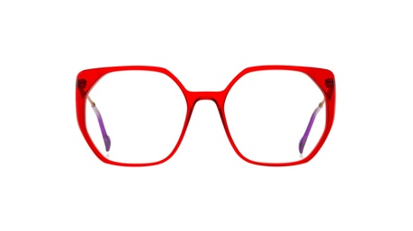 Paire de lunettes de vue Blush Douchka couleur rouge - Doyle