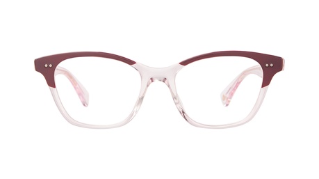 Paire de lunettes de vue Garrett-leight Lily couleur rouge - Doyle
