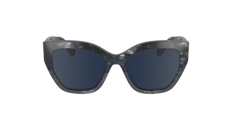 Paire de lunettes de soleil Longchamp Lo741s couleur bleu - Doyle