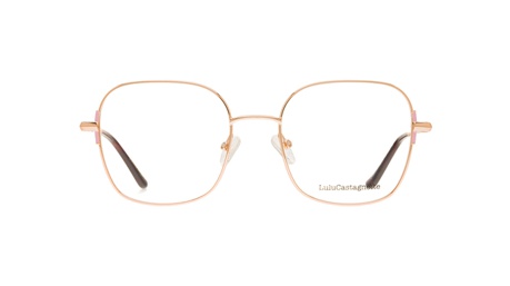 Paire de lunettes de vue Lulu-castagnette Lfmm151 couleur or rose - Doyle