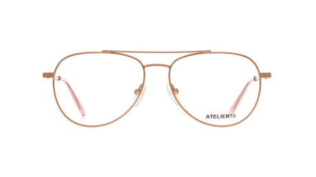 Paire de lunettes de vue Atelier-78 Atsix 2.0 couleur cuivré - Doyle
