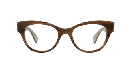 Paire de lunettes de vue Garrett-leight Octavia couleur brun - Doyle