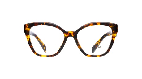 Paire de lunettes de vue Prada Pr20z couleur havane - Doyle