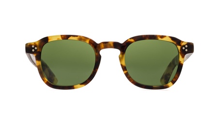 Paire de lunettes de soleil Moscot Momza /s couleur havane - Doyle