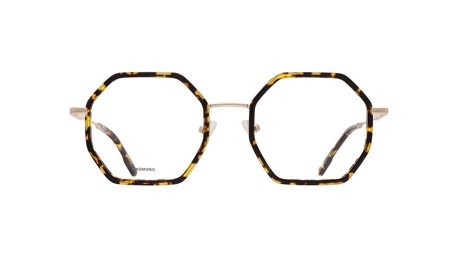 Paire de lunettes de vue Komono The janet couleur havane or - Doyle