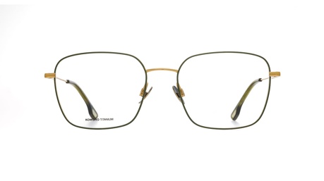 Paire de lunettes de vue Komono The don couleur noir or - Doyle
