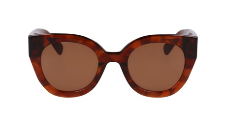 Paire de lunettes de soleil Longchamp Lo750s couleur brun - Doyle
