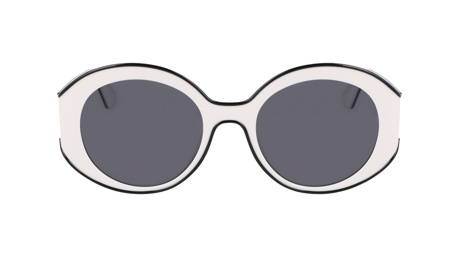 Paire de lunettes de soleil Longchamp Lo758s couleur blanc - Doyle