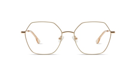 Paire de lunettes de vue Komono The nora couleur or rose - Doyle