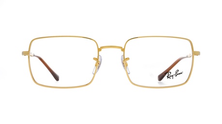 Paire de lunettes de vue Ray-ban Rx6520 couleur or - Doyle