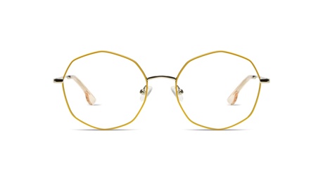 Paire de lunettes de vue Komono The sofia couleur jaune - Doyle