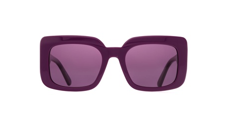 Paire de lunettes de soleil Longchamp Lo753s couleur mauve - Doyle