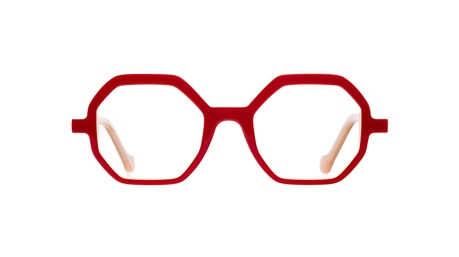 Paire de lunettes de vue Annevalentin Abira couleur rouge - Doyle